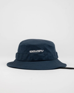 Rusty: RUSTY Angler Bucket Hat - Navy Blue