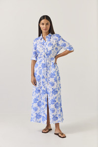 TUESDAY LABEL Nicola Dress - Blue Rose