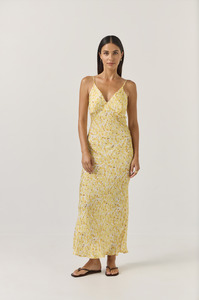 TUESDAY LABEL Formula Slip Dress - Ray Flower
