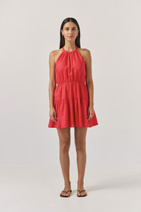 TUESDAY LABEL Dolly Mini Dress - Watermelon