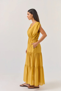 Tuesday Label: TUESDAY LABEL Agni Dress - Marigold