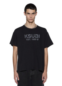 KSUBI State Slub Sid Short Sleeve Tee - Black