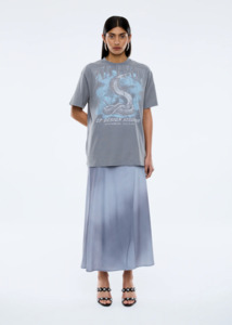 ENA PELLY EP Python Tee - Washed Grey