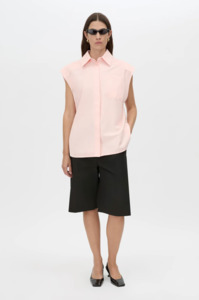 CAMILLA & MARC Milo Sleeveless Shirt - Pink Salt