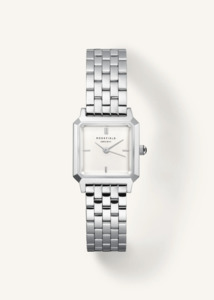 ROSEFIELD The Boxelle Watch - White/Silver
