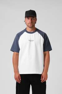 RPM Raglan Tee - White