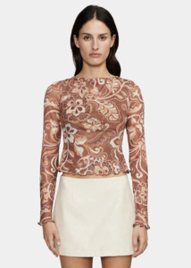 Sale: OWNLEY Daphne Top - Woodstock