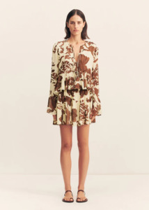 Shona Joy: SHONA JOY Noa Mini Skirt - Pineapple/Wallflower