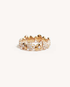 New Arrivals: BY CHARLOTTE You Have My Heart Band Ring - 18K Gold Vermeil