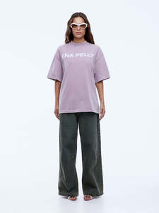 ENA PELLY Chloe Oversized Tee - Vintage Rose