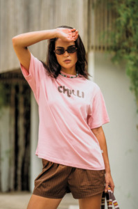 Araminta James: ARAMINTA JAMES Chilli Tee - Candy Pink