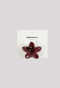 ALL ABOUT EVE Ruby Hibiscus Clip - Port