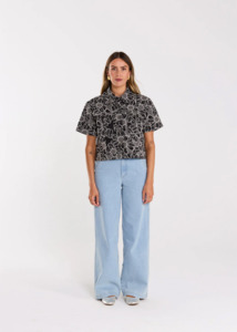 THING THING Zephrya Top - Black Daisy