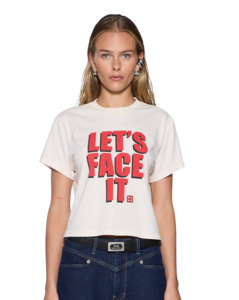 Ksubi: KSUBI Let's Face It Everyday Tee - Bone