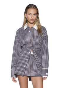 KSUBI Astra Long Sleeve Shirt - White Plaid