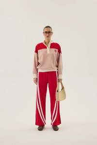 Araminta James: ARAMINTA JAMES AJ Vintage Knit Sweatshirt - Soft Blush