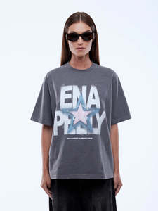 ENA PELLY Aurora Tee - Washed Grey