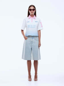 Ena Pelly: ENA PELLY Lucky Star Polo - Vintage White