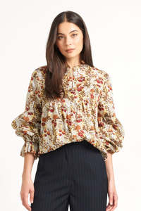 TUESDAY LABEL Brady Top - Harvest Floral
