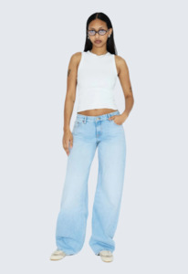 New Arrivals: DR DENIM Hill Low Relaxed Jeans - Stream Light Fade