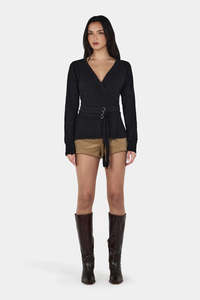 New Arrivals: OWNLEY Valerie Knit Cardigan - Black