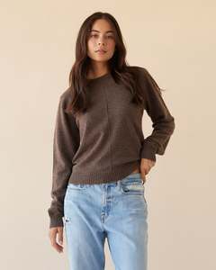 New Arrivals: DEAR DYLAN Cashmere Sweater - Cocoa