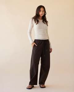 DEAR DYLAN Resort Pant - Cocoa