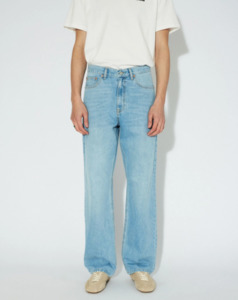 Mens: DR DENIM Omar Relaxed Jeans - Haze Light Used