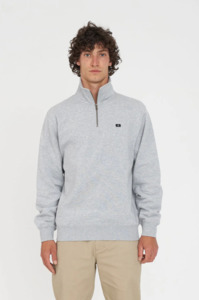 HUFFER Classic 1/4 Zip Jersey / 3 Ball - Grey