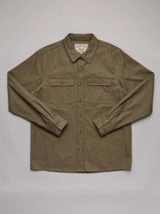 JUST ANOTHER FISHERMAN Loyalty Shirt- Brown Bone