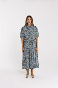 Thing Thing: THING THING Luna Dress - Blue Moon Garden