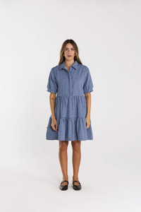 THING THING Nova Dress - Skyline Denim