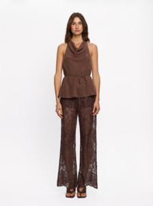 KIVARI Arabella Pant - Chocolate