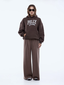 Ena Pelly: ENA PELLY Pelly Studio Hoodie - Mocha