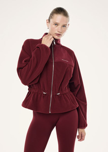 P.E NATION Form Jacket - Cabernet