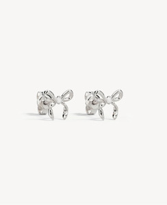 BY CHARLOTTE Forever More Bow Stud Earrings - Stirling Silver