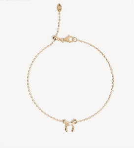 BY CHARLOTTE Forever More Bow Bracelet - 18k Gold Vermeil