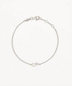 BY CHARLOTTE Serenely Yours Pearl Bracelet - Sterling Silver