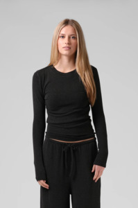 Rpm: RPM Lux Everyday Long Sleeve - Charcoal Marl
