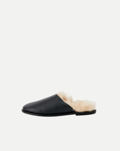 Alias Mae: ALIAS MAE Monty - Black leather / Shearling