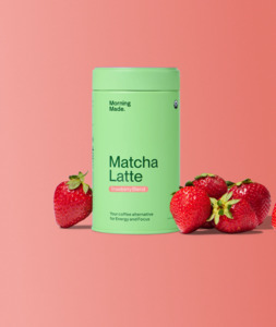 New Arrivals: MORNING MADE. Strawberry Matcha Latte
