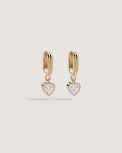 BY CHARLOTTE Love You More Hoops - 18k Gold Vermeil