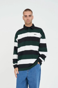 HUFFER All Stars Grand Rugby L/S - Basalt