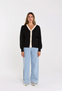 THING THING Armour Cardigan - Black