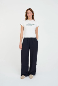 Huffer: HUFFER Off Duty Pant - Navy