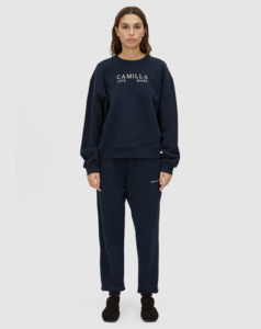 CAMILLA & MARC Era Graphic sweater - Navy / White