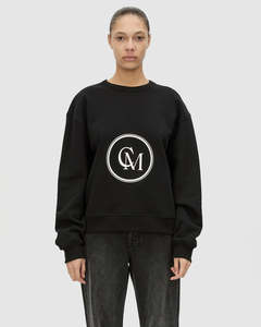 Camilla Marc: CAMILLA & MARC Bonnie Large Graphic Sweater - Black / Soft White