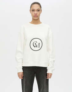 CAMILLA & MARC Bonnie Large Graphic Sweater - Soft White / Black