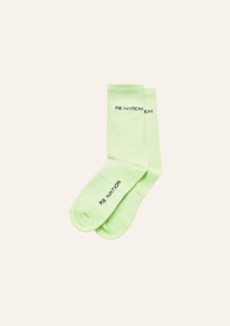 P E Nation: P.E NATION Aero Running Sock - Washed Lime