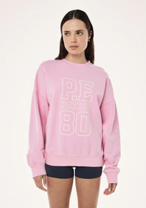 P E Nation: P.E NATION Elysian Sweat - Washed Prism Pink